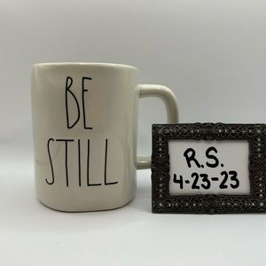 Rae Dunn “Be Still” mug.